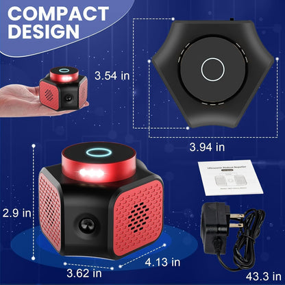 Rodent Mice Repellent Ultrasonic Plug in 4-Modes Rat Repellent for House Ultrasonic Rodent Repeller Indoor Mice Repeller Ultrasonic Mouse Repellent Plug in for Attic Home Basement Garage Rvs