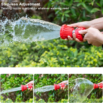 FANHAO Fireman Style Garden Hose Nozzle, Heavy Duty Fire Water Nozzle, High Power Leak Proof Adjustable Hose Sprayer Nozzle for Lawn/Garden Watering, Patio Cleaning, Car & Pets Washing