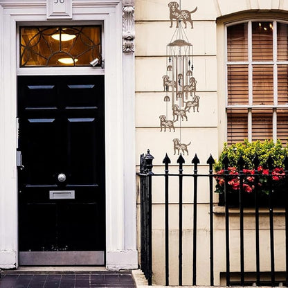 Outdoor Dogs Wind Chimes Decor, Portable Mobile Wind Catcher, Sympathy Wind Bells, Memorial Gifts for Mom, Housewarming, Blessing WindChimes(Outside/Indoor/Home/Room/Porch/Yard/Tree/Garden Decorate)