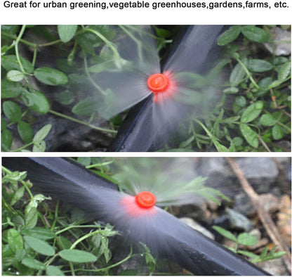 150 PCS Micro Atomizing Garden Sprinkler Sprayer,Garden Lawn Water Spray Misting Nozzle for Plants Irrigation System(90/180/360 Degree)