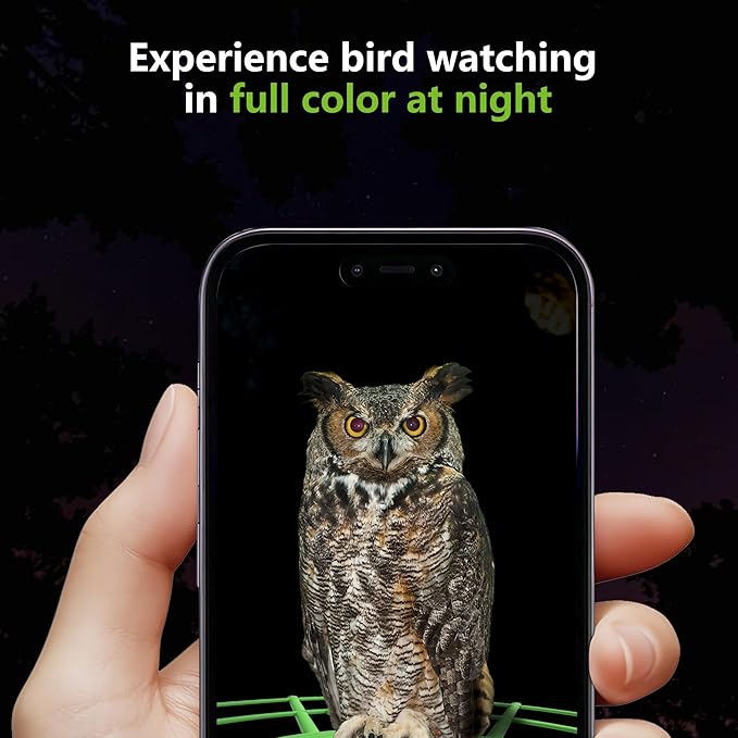 Bird Feeder with Camera, AI Birds Identification, Solar Powered, Live View, Instant Alerts, Capture Bird Videos, 2K HD Camera, Ideal Gift for Family and Enthusiasts (Green)