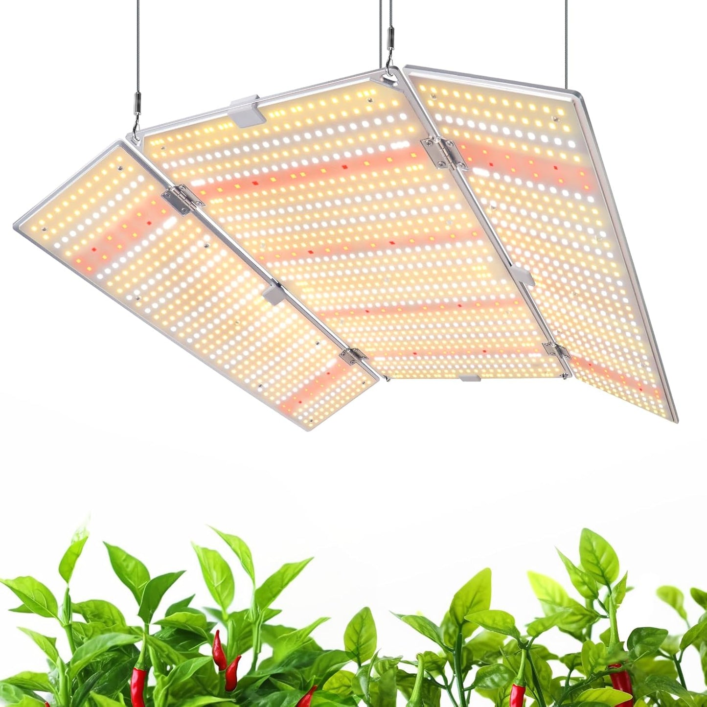 Barrina 480W BU4800 Dimmable LED Grow Lights, for 4x4/5x5 Grow Tent, Full Spectrum with IR, Daisy Chain Adjustable Light Panel, 1376 LEDs, Grow Lights for Indoor Plants Seed Veg Blooming