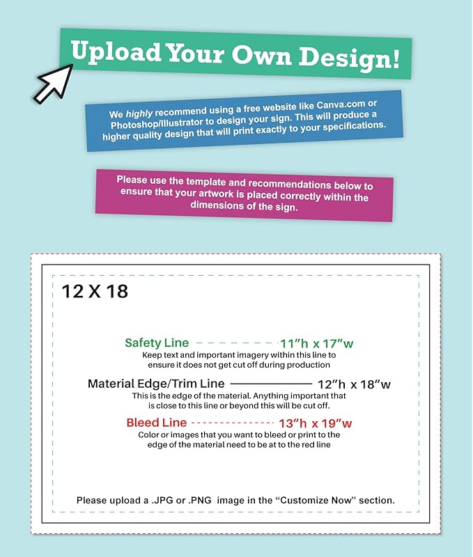 50 pack 12x18" Double Sided Customizable Outdoor Yard Sign made from Corrugated Plastic with Metal "H" Stake, Easy to Design, Sign for Business, Garage or Yard Sale, Home, Office, (12" x 18" - Qty 50)