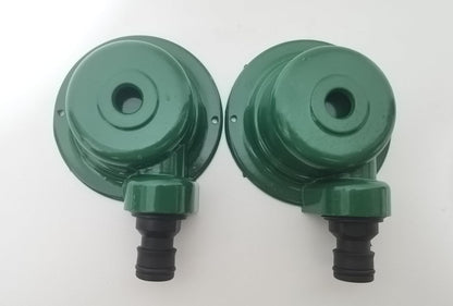 Heavy Duty Metal Lawn Sprinkler – 360° Adjustable Automatic Garden Sprinkler for Small to Medium Yards, Grass, Patio & Flower Beds – Durable Outdoor Water Irrigation System 2-Pack