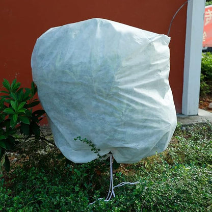 Plant Covers Freeze Protection – 35" × 50" Reusable Plant Protector Bag with Drawstring and Zipper for Plants Trees Shrub, Frost Jacket Warm Blanket for Freeze Frost Protection Season Extension
