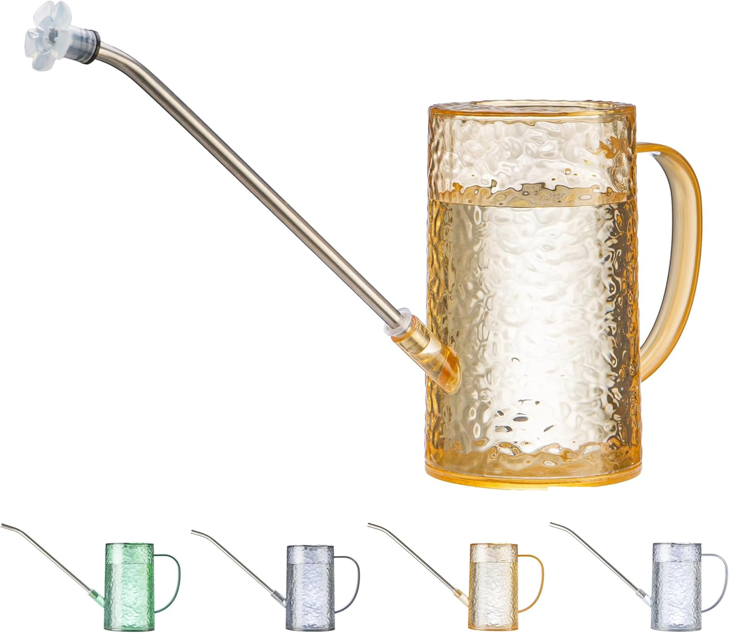 Long Spout Watering Can Indoor Plants, Small Watering Cans for House Plants, Flowers, Succulents 34oz