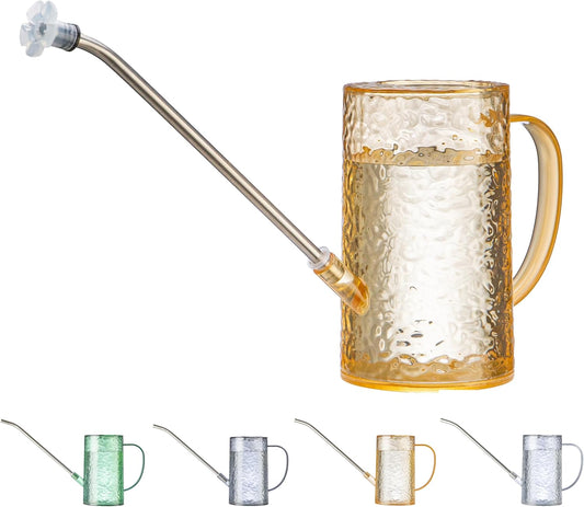 Long Spout Watering Can Indoor Plants, Small Watering Cans for House Plants, Flowers, Succulents 34oz