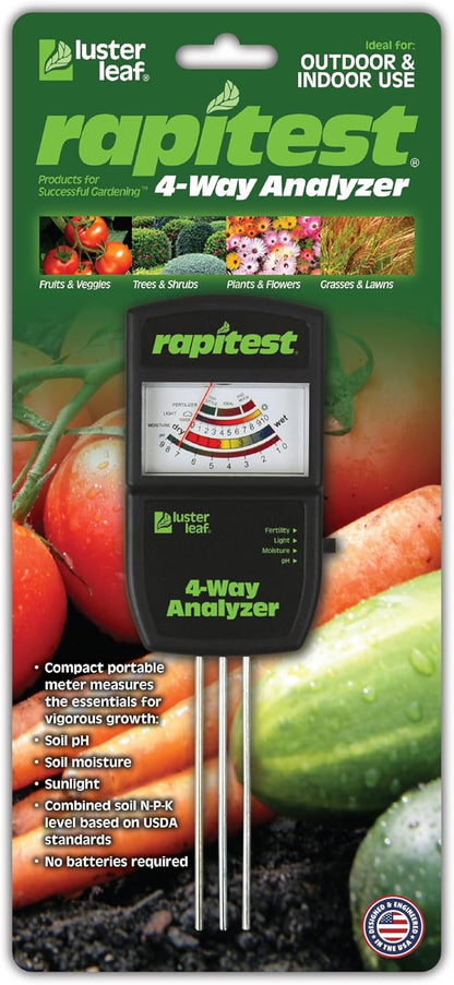 Luster Leaf 1880 Rapitest Electronic 4-Way Analyzer