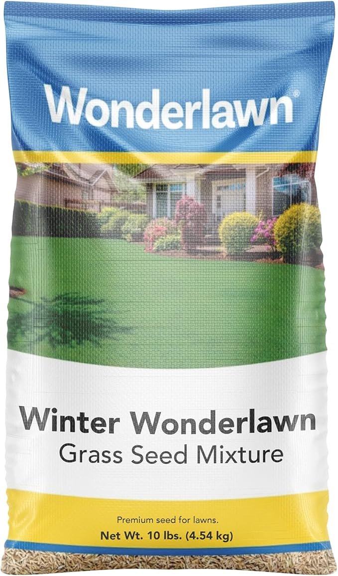 Barenbrug Wonderlawn Winter Grass Seed Mix for Lawn Care and Landscaping, 10 lbs. Bag
