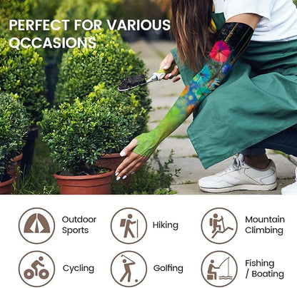 Gardening Sleeves for Women Farm Sun Protection Thorn Proof Cooling Arm Sleeves to Cover Arms for Garden Sports