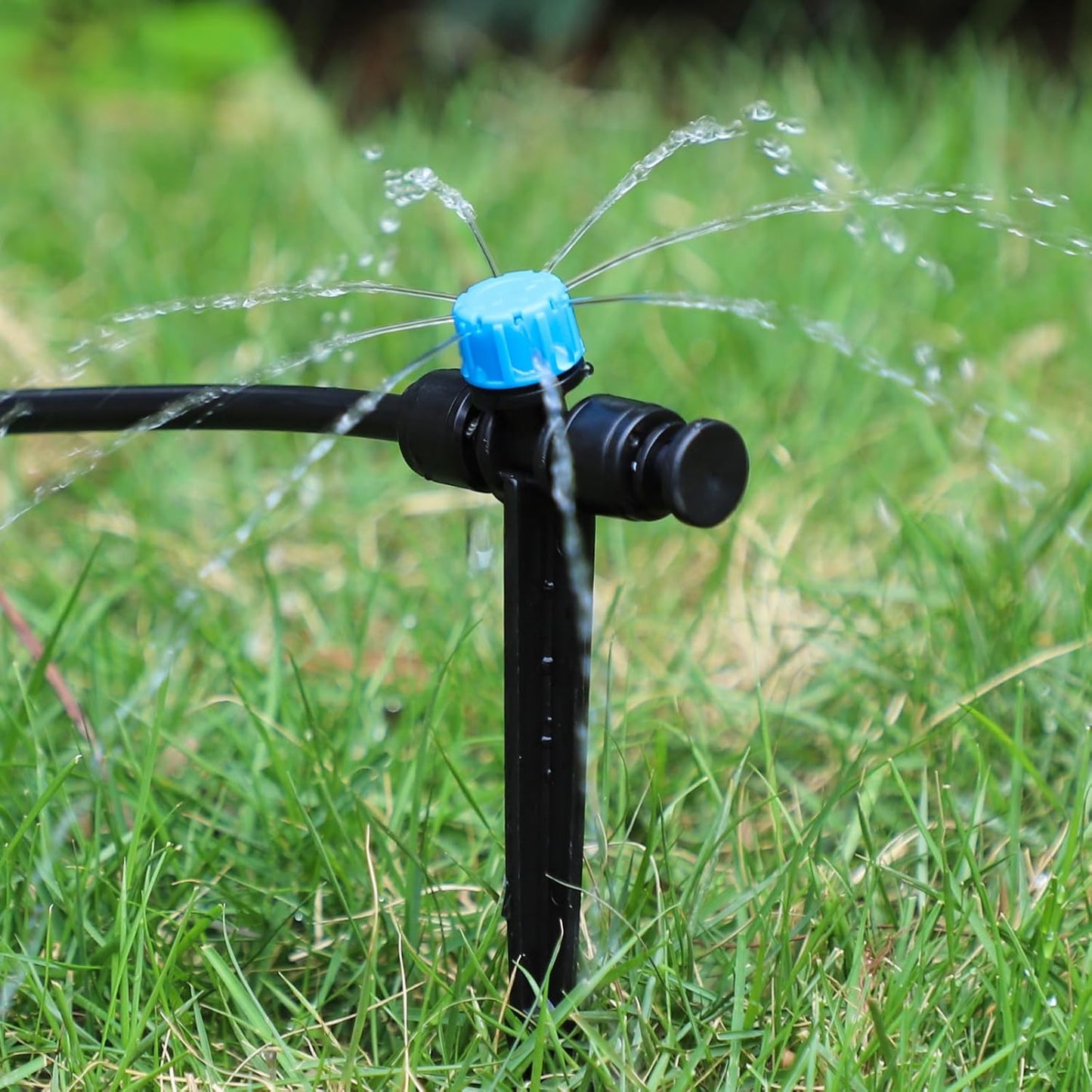 MIXC 24 Pack 1/4" Drip Irrigation Emitters, Adjustable 360° Drip Emitters for 1/4" Tubing, Leak-Proof Water Drippers, Perfect for Potted Plants, Greenhouse & Outdoor Watering Systems