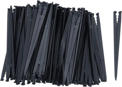 80 Pcs Irrigation Drip Support Stakes 1/8-1/4" Universal Drip Lines Tubing Hose for Gardens, Flowers, Plants, Vegetable