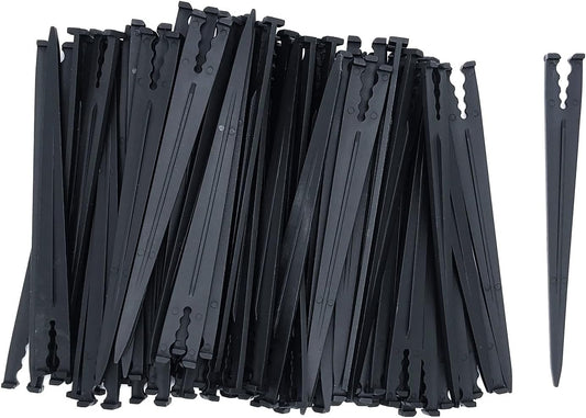 80 Pcs Irrigation Drip Support Stakes 1/8-1/4" Universal Drip Lines Tubing Hose for Gardens, Flowers, Plants, Vegetable