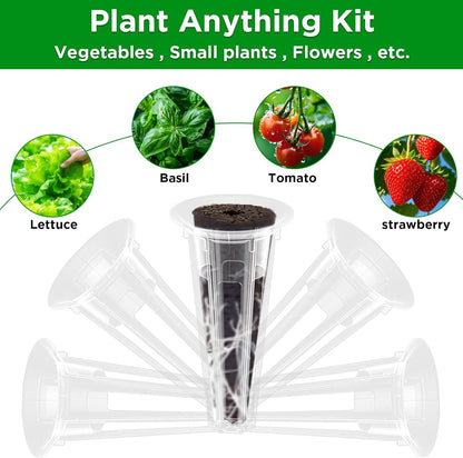 50 Pack Grow Baskets for Hydroponic Growing System, Seed pods Basket Compatible with aero Garden Grow Sponge Starter pods