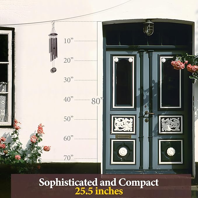 Memorial Gifts for Loss of Dad, 25'' Memorial Wind Chimes for Loss of Father, Sympathy Gifts for Lose of Dad Father, Bereavement/Condolence/Remembrance Gifts