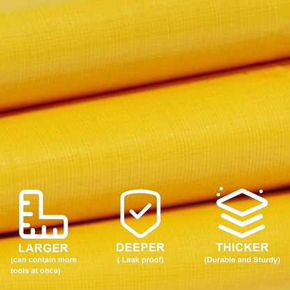 30" X 30" Large Plant Repotting Mat for Indoor Plants Potting Soil, Foldable Waterproof Plant Repotting/Potting Tray, Portable Potting Mat Gardening Tray for House Plants (Medium 30 X 30" (Orange))