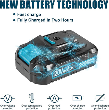 Saker Mini Chainsaw,Portable Electric Cordless Chainsaw,Battery Powered,Small Power Handheld Chain Saws Pruning Shears for Tree Branches,Christmas Gifts for Men Dad Women(2 Batteries&3 Chains)