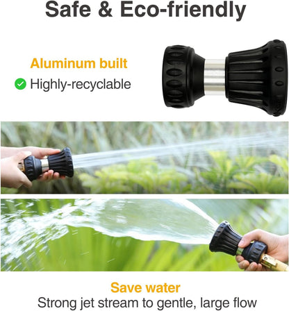 Cyprium Water Hose Nozzle Spray Water Nozzles For Garden Fireman Style Hose Nozzle Outdoor Hose Nozzle Sprayer High Pressure Watertight Connections For Reliable Use In Gardening, Cleaning