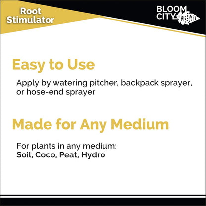 Organic Root Stimulant, Salmon and Kelp Formula, Rich with Microbes and Mycorrhizae by Bloom City, Quart (32 oz)