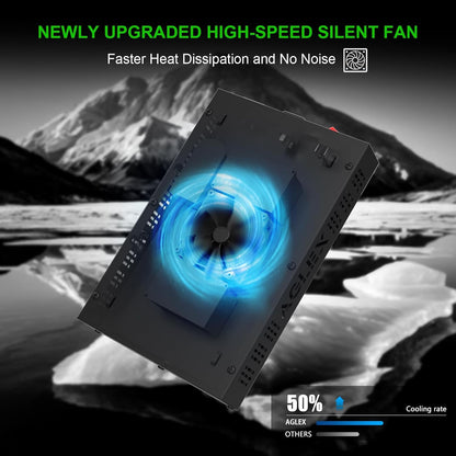 AGLEX E600 LED Grow Light, Full Spectrum Grow Light with UV IR Diode, Grow Lights for Indoor Plants with Daisy Chain & Built-in Silent Fan, Plant Growing Lamps for 2x2 FT Coverage