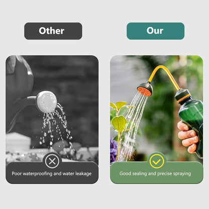 Watering Can for Seedlings, Small Watering Can for House Plant Garden Flower 0.45L (Green)