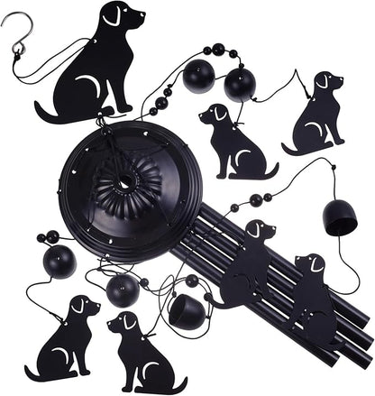 Dogs Wind Chimes Outdoor, Memorial Wind Chimes, Mobile Bells, Music Wind Catcher, Puppy Wind Chime for Home, Tree, Yard, Patio, Garden Decoration, Festival Gifts for Mom, Xmas Gifts for Dog Lovers