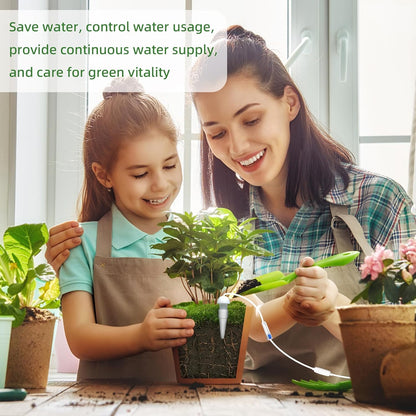 Plant Watering Seepage Devices, Insert into Soil, Self Watering Stakes for Indoor & Outdoor Plant, Automatic Irrigation (6 PCs)