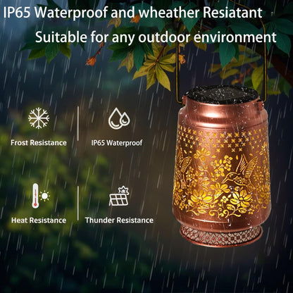 Hummingbird Solar Lantern Hanging Hummingbird Solar Lights for Outside Garden Decor Birthday Gifts for Grandma Women Mom Sister Decorative for Yard Backyard Patio Deck Porch