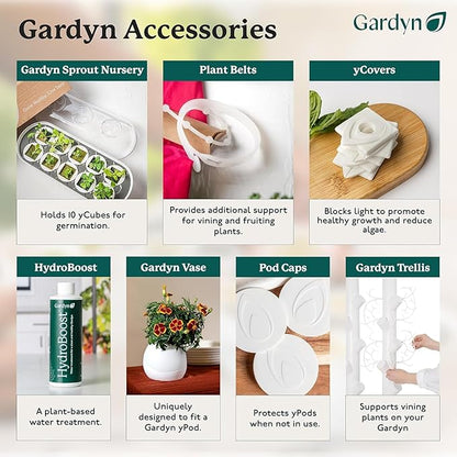 Gardyn Studio Dolly (a Rolling Cart Designed to Make Your Hydroponics Growing System Kit & Indoor Garden Tower Mobile) Easily Move Your Throughout Your Home While Protecting Your Floors