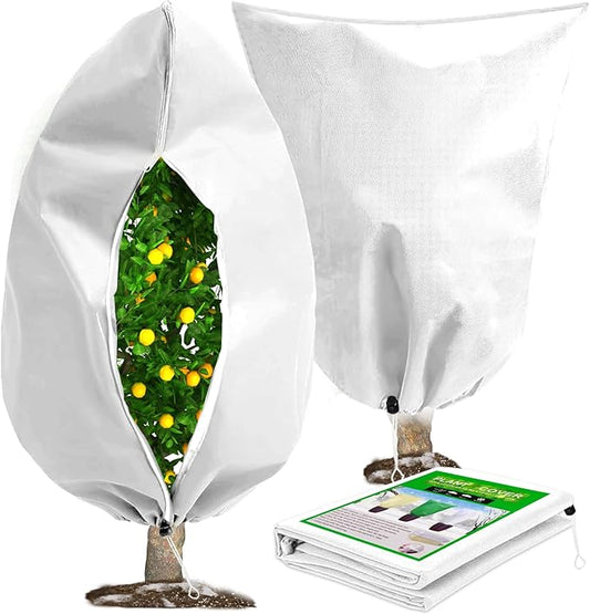DQS Plant Covers Freeze Protection, 74.8" x90.5" Winter Frost Protection Blankets Frost Cloth,Suitable for Outdoor Winter Frost, Cold Weather, shrubs, Trees, Jackets, and coverings