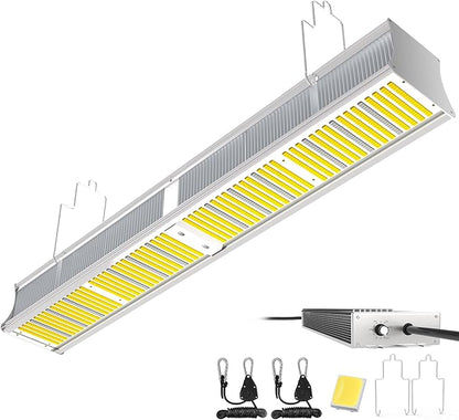 FARMLITE Grow Light Grow Lights for Indoor Plants Full Spectrum Growing Light Plant Hanging Growing Lamps with Daisy Chain Dimmable Board 4x4ft Coverage (320Watts)