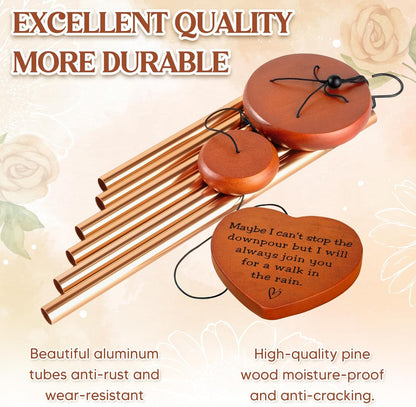 Get Well Soon Gifts for Women After Surgery, Thinking of You Gift for Friends Wind Chimes, Feel Better, Recovery, Cancer Care, Inspirational Gifts for Best Friend, Soul Sister, Bestie, Her