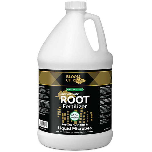 Bloom City Organic Root Stimulant, Salmon and Kelp Formula, Rich with Microbes and Mycorrhizae, Gallon (128 oz)