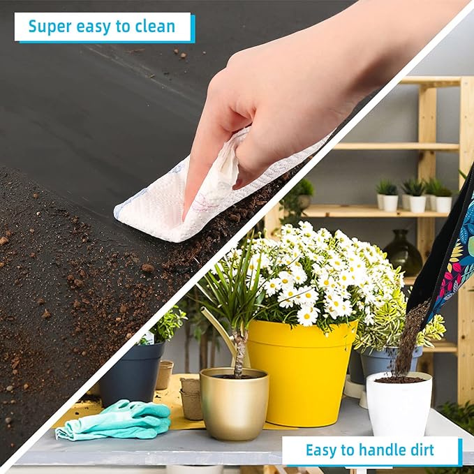 3 PCS 29.5"x 29.5" Waterproof Repotting Mat for Plant Transplanting and Mess Control