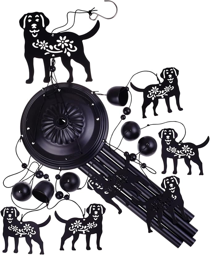 Dogs Wind Chimes Decor, Mobile Blessing Wind Bells Decorate, Dog Chime, Sympathy Wind Catcher, Memorial Gifts for Mom,Grandma,Woman (Housewarming/Outside/Indoor/Home/Room/Porch/Yard/Garden Decoration)