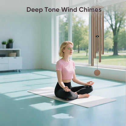 Large Wind Chimes for Outside Deep Tone, 65" Deep Tone Wind Chimes for Outside Porch Garden Patio Balcony Memorial Room Decor, Memorial Sympathy Gift for Loss of Loved One