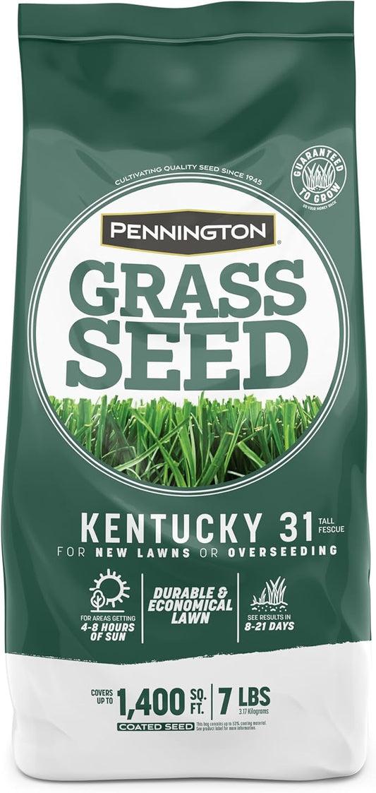 Pennington Kentucky 31 Tall Fescue Penkoted Grass Seed 7 lb