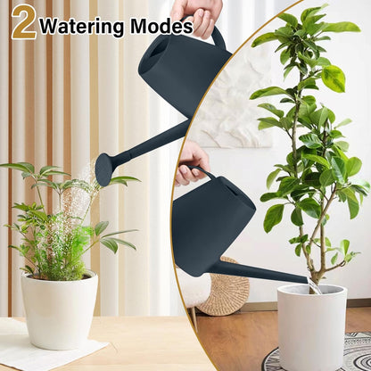 Plastic Watering Can - 1/2 Gallon - Black