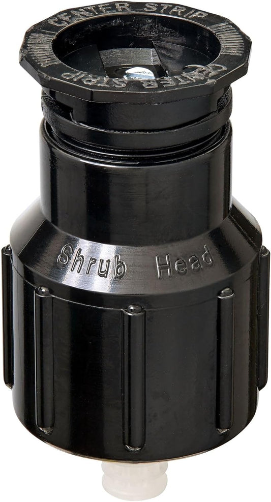 3-Pack Plastic Shrub Head Sprinklers with Plastic Spray Nozzles Center Strip