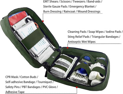 Carlebben EMT Pouch MOLLE Ifak Pouch Tactical MOLLE Medical First Aid Kit Utilit Camouflage