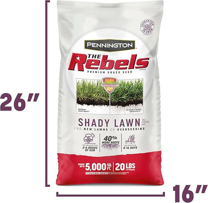 Pennington The Rebels Tall Fescue Shady Grass Seed Mix 20 lb