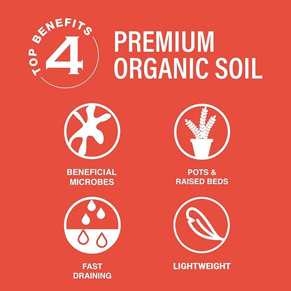 LGM Cactus & Succulent Palm & Citrus Mix, Ideal Potting Soil for Indoor & Outdoor Plants, (.5 Cu Ft.)