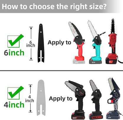 [2 Pieces] GTA 26 4 Inch Mini Chainsaw Chain for Stihl GTA 26 Replace Blade Pruner Mini Chainsaw Hand Held 4" Replacement Chains for Cordless Electric Portable Mini Chainsaw for Wood Branch Cutting