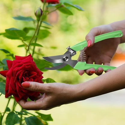 Amylove 24 Pcs Garden Flower Shears Pruning Scissors Heavy Duty Plant Scissors Garden Clippers Hand Bypass Pruner for Gardening Plants Hedge Flower Tree Cutting Miniature Bonsai Modeling(Multicolor)