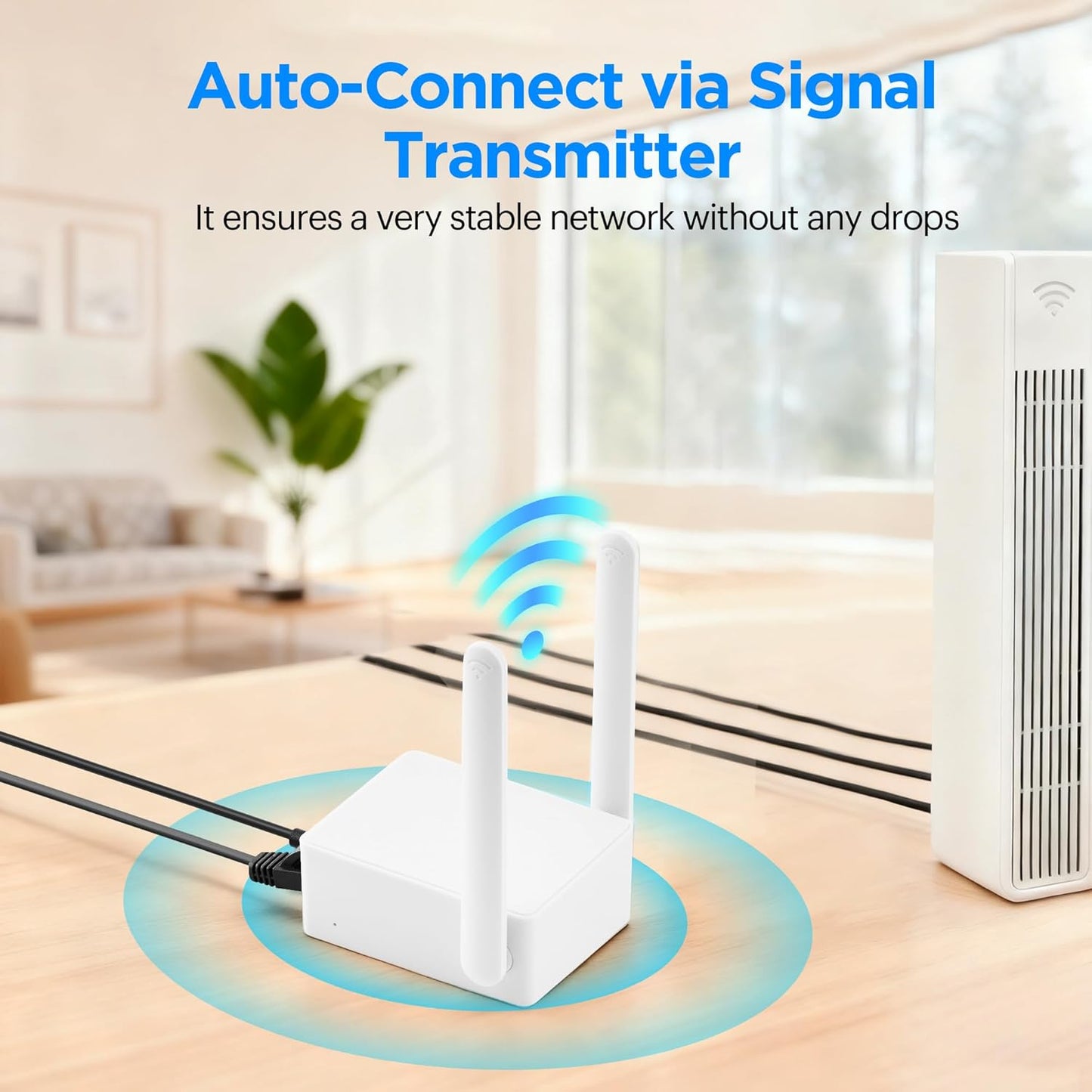 Smart Bird Feeder with Camera Solar Powered,2K HD Video Live Stream,AI Identify Birds Species,Link via Signal Transmitter,5MP Photos,Instant Arrival Alerts,Motion Detect,Elderly-Friendly,Blue