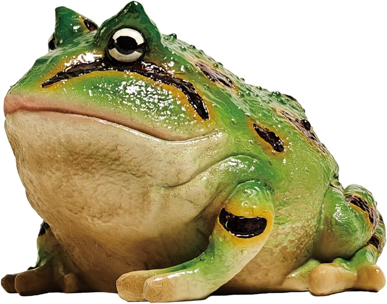 Sunthus Frog Toad Sculptures Garden Statues Yard Art Resin Decorations Outdoor Decor (Green, Standard)