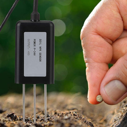 Soil NPK Sensor,Soil Tester Soil Sensor,Soil Detector Intelligent for Greenhouse Breeding Soil Professional Soil Npk Sensor