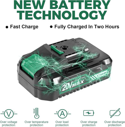 Saker Mini Chainsaw,6 Inch Portable Electric Chainsaw Cordless, Small Handheld Chain saw for Tree Branches,Courtyard, Household and Garden,Gift for Men Dad(SK1806D-G)