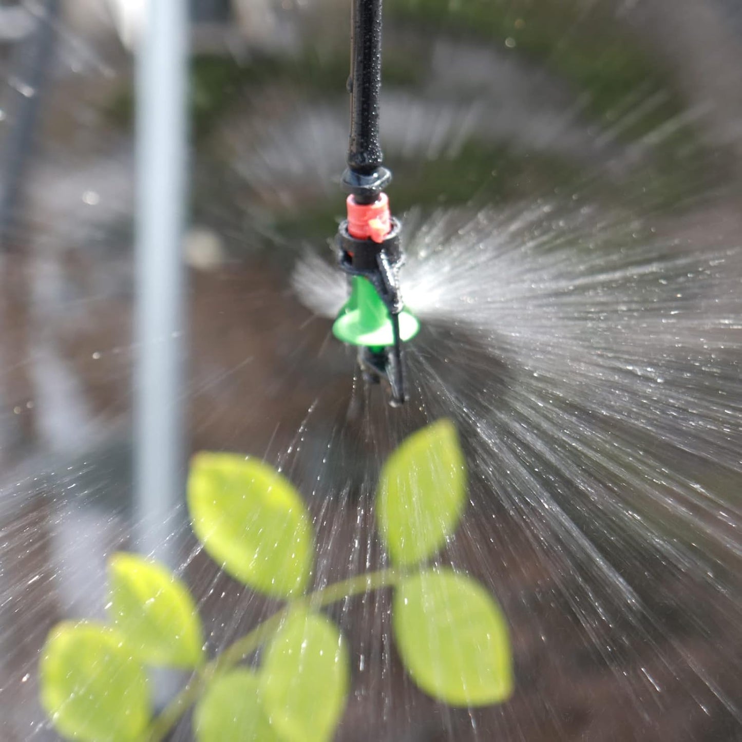 Micro Rotating Sprinkler,10 Set Rotating G Type Micro Nozzle Plants Watering Sprinkler Refraction Nozzle for Nurseries Greenhouse Net Room