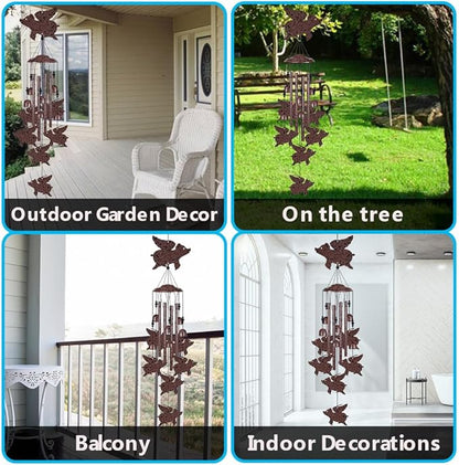 Flying Pigs Wind Chimes Outdoor/Indoor Decoration -Hand-Made Wind Chimes, Mobile Wind Catcher, Blessing Wind Chime, Pigs Ornaments, Pig Wind Bells Gifts for Mom,Home,Balcony,Tree,Festival,Garden Decor